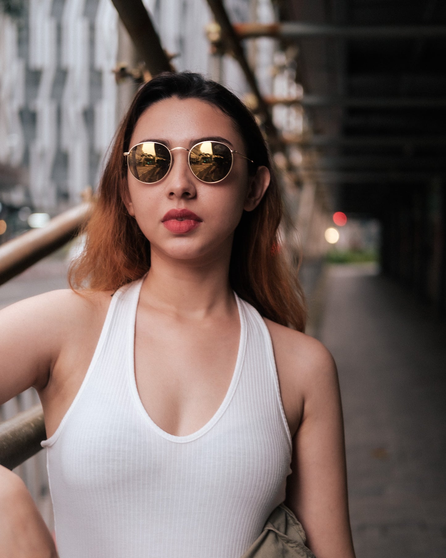 Basilio Eyewear in Gold Mirror