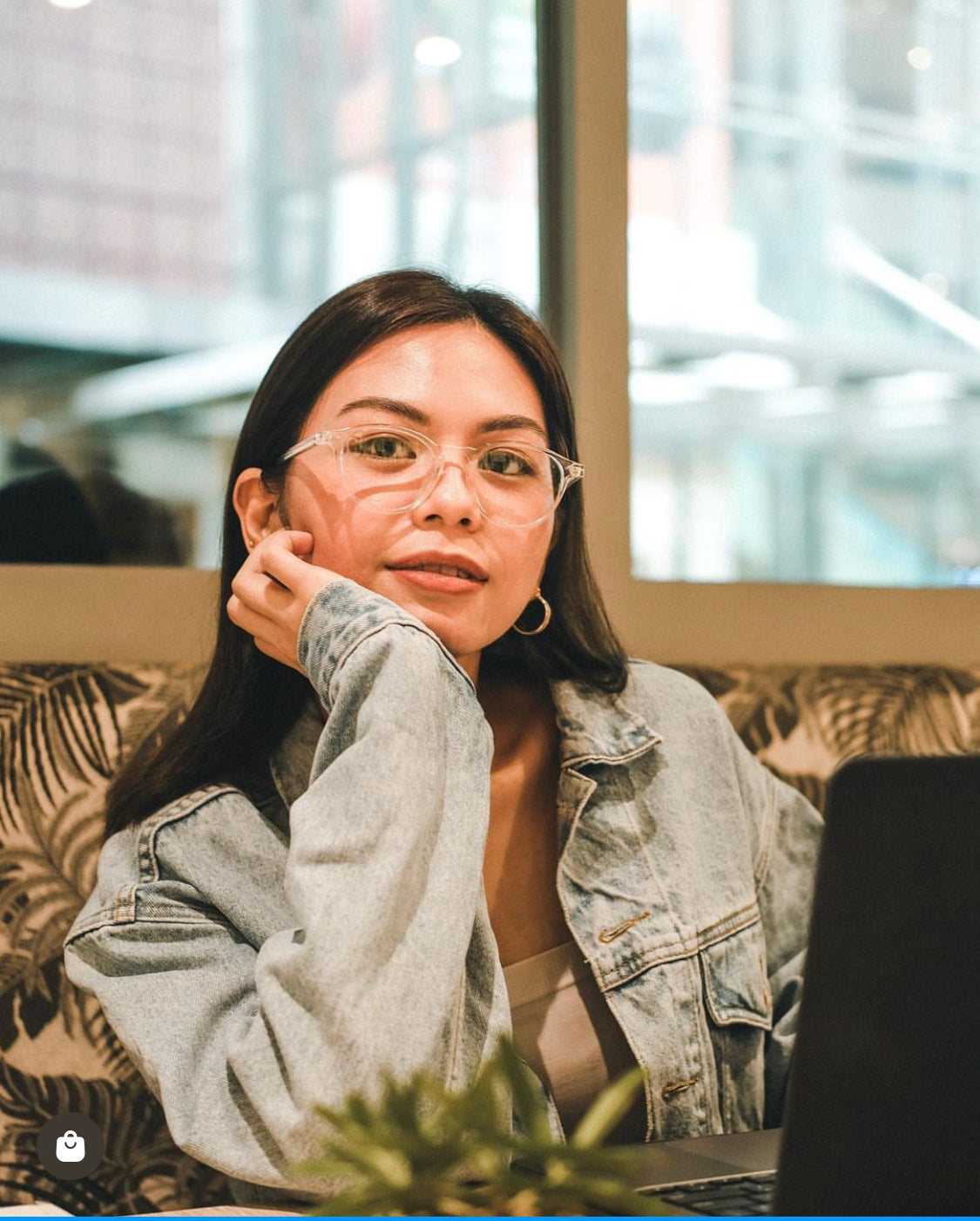 Jaime Eyewear in Crystal