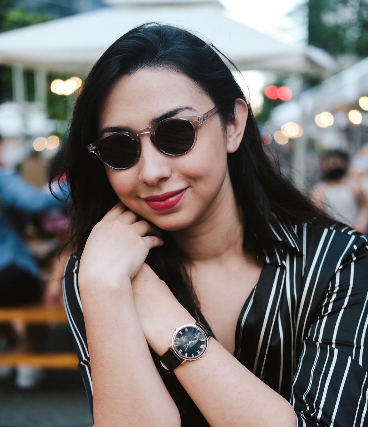 Santiago V2 Eyewear in Crystal