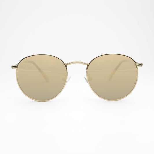 Basilio Eyewear in Gold Mirror